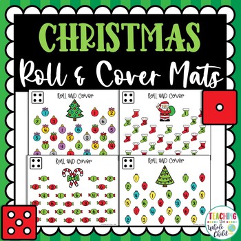 Christmas Two Dice Roll and Cover Game - Craftulate