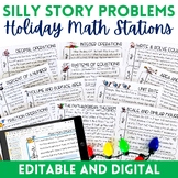 Christmas Math Stations : Silly Stories!