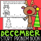 Christmas Math Story Problem Book Freebie! (Addition & Sub