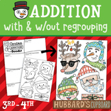 Christmas Math - Up to 3-Digit Addition With & W/out Regro