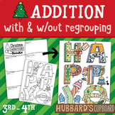 Christmas Math - Up to 3-Digit Addition With & W/out Regro