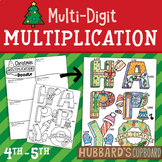 Christmas Math - Up to 3-digit Multiplication - Happy Holi