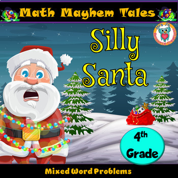Preview of Christmas Math Word Problems Activity: Multiplication, Division - 4th Grade