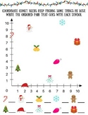 Christmas Math Worksheet - Coordinate Plane / Coordinate G