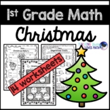 Christmas Math Worksheets 1st Grade