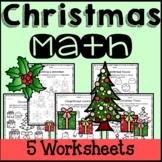 Christmas Math Worksheets 2nd Grade 3rd Grade 4th Grade 5th Grade