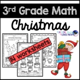 Christmas Math Worksheets 3rd Grade Common Core
