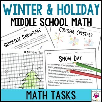 Preview of Christmas Math Worksheets Activities | Holiday and Winter Math Activities