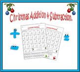 Christmas Math Worksheets: Addition & Subtraction.
