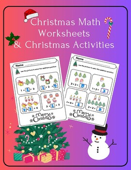 Christmas Math Worksheets & Christmas Activities by T Kanut tpt | TPT