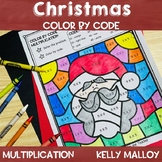 Christmas Math Worksheets Color by Number Multiplication F