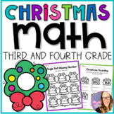 Christmas Math Worksheets (Third and Fourth Grade)