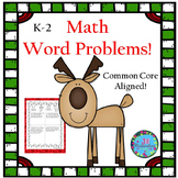 Christmas Math Worksheets Word Problems! ESL Kindergarten 