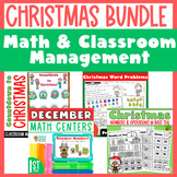 Christmas Math and Classroom Management for December First