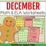 Christmas Math and Literacy Activities - Reading, Writing,