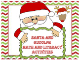 Christmas Math and Literacy Center Activities