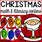 Christmas Math and Literacy Centers for Preschool, Pre-K, and Kindergart