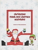 Christmas Math and Literacy Class Pack