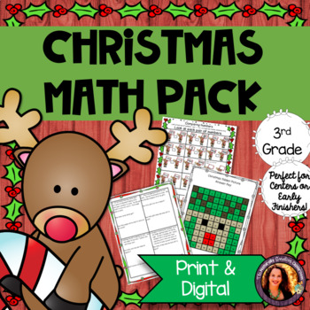 Preview of Math Worksheets for Christmas