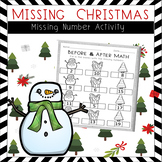 Christmas Math - sequencing / missing number / Reindeer