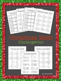 Christmas Math - sequencing, missing number, counting on, 