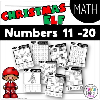 Preview of Christmas Math worksheets for Numbers 11 to 20