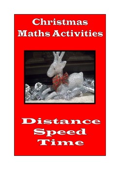 Preview of Christmas Math Activities: Distance, Speed and Time across America