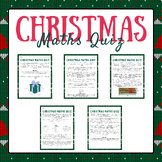 Christmas Maths Quiz | Christmas Activities