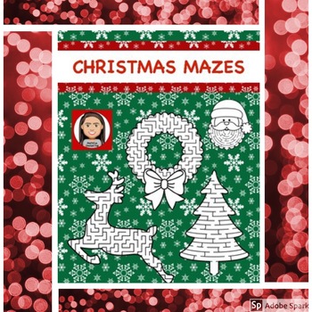 BEST VALUE 30 Christmas Mazes Instant Download Christmas Mazes for Kids  Ages 4-8 Mazes for Kids Christmas Fun Activity 