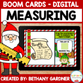 Christmas Measurement - Boom Cards - Distance Learning - Digital