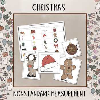 Preview of Christmas Measurement / Non-Standard Units / Addition / Subtraction