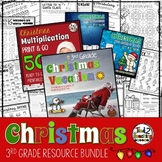 Christmas Math and Literacy Activities Bundle for 3rd Grade