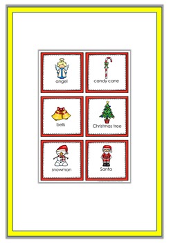 Christmas Memory Game by Miss Jelena's Classroom | TPT