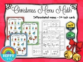 Christmas Menu Math + Task Cards