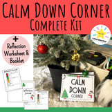Christmas Mindfulness Calm Down Corner Poster Complete Kit