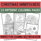Christmas Holiday Mindfulness Coloring Printables | Elementary