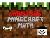 Christmas Minecraft Math: Area, Perimeter, Volume, Decimals and Percentages