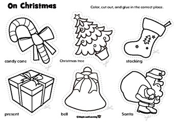 Christmas Mini-Book by Maple Leaf Learning | TPT