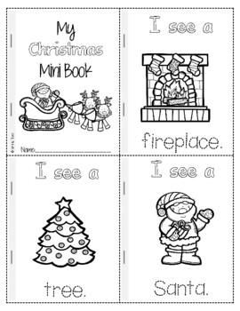 Christmas Mini Book by Learning Palace | Teachers Pay Teachers