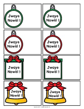 Christmas mini note cards