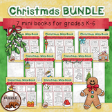 Christmas Mini Puzzle Books BUNDLE for grades K-6