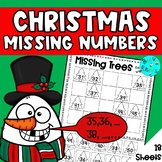 Missing Numbers 0-100 | Christmas Worksheet Pack