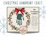 Christmas Mistletoe Handprint Craft 2023