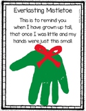 Christmas Mistletoe Handprint Poem