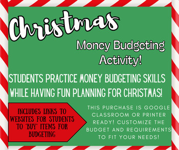 Preview of Christmas Money Budgeting Activity (No Prep!)