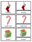 Christmas Montessori 3-part cards and Silhouette cards--Sa
