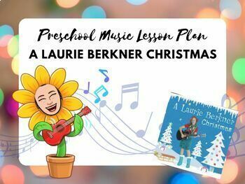 Preview of Christmas Monthly Preschool Music Lesson Plan