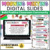 Christmas Morning Meeting Slides | SEL & Positive Classroo