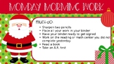 Christmas Morning Message-Editable**
