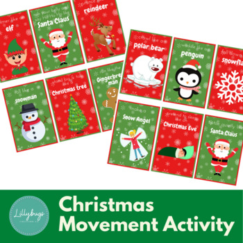 Preview of Christmas Movement Activity